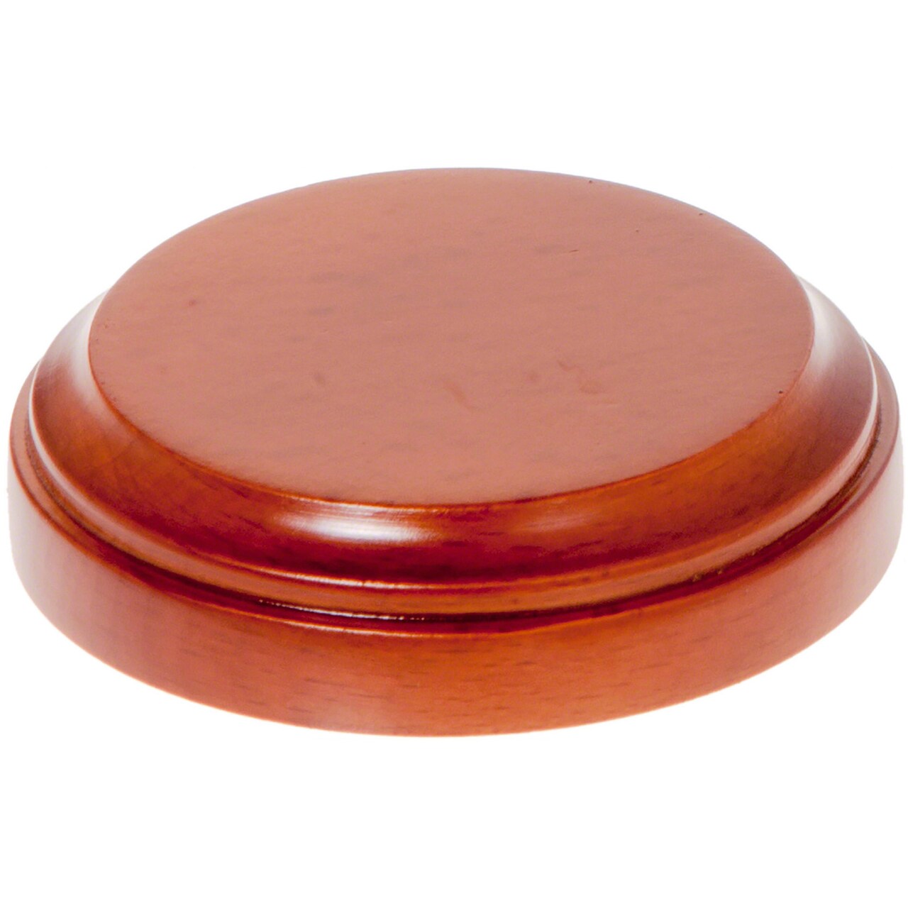 Plymor Fruitwood Round Wood Display Base, 2.5" W x 2.5" D x 0.75" H (2" Display Diameter)
